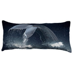 Whale Galaxy Decorative Pillow, Made in the USA, 2 Sizes