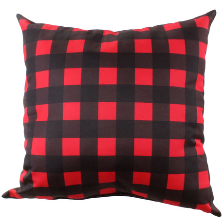Plaid Pumpkin Pillow