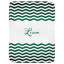 Personalized Chevron Blanket