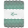 Personalized Chevron Blanket