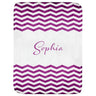 Personalized Chevron Blanket