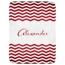 Personalized Chevron Blanket