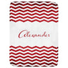 Personalized Chevron Blanket