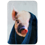 Pig in a Blanket Throw Blanket with Sound