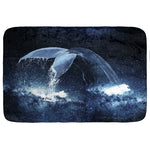 Whale Galaxy Throw Blanket with Sound