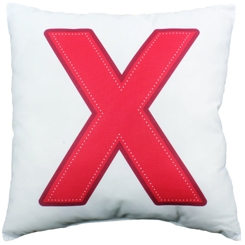 XO Reversible Throw Pillow - 4 Colors