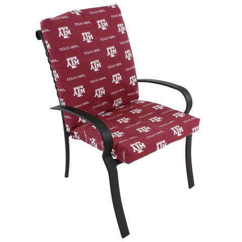 Texas A&M Aggies Two Piece Chair Cushion