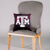 Texas A&M Aggies 2 Sided Color Swept Decorative Pillow, 16" x 16"