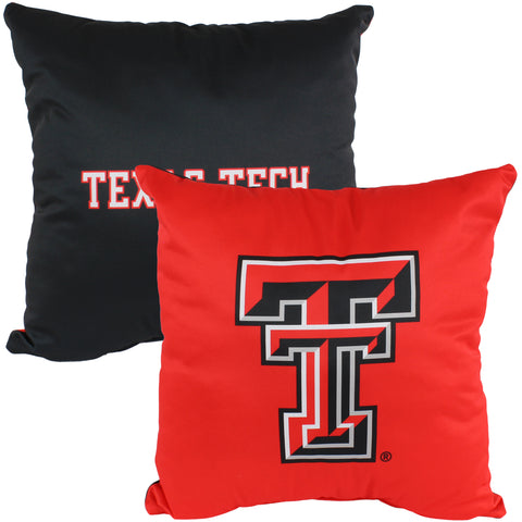 Texas Tech Red Raiders 2 Sided Decorative Pillow, 16" x 16", Made in the USA