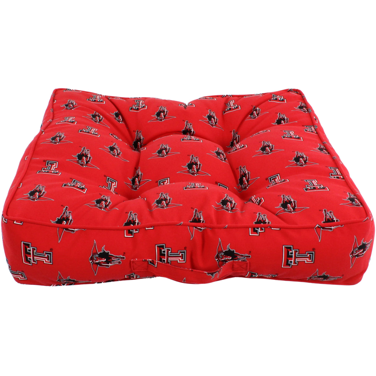Texas Tech Red Raiders Floor Pillow or Pet Bed, 24" x 24" Square