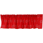 Wisconsin Badgers Curtain Valance