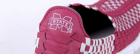 Mississippi State Bulldogs Woven Colors Comfy Slip On Shoes