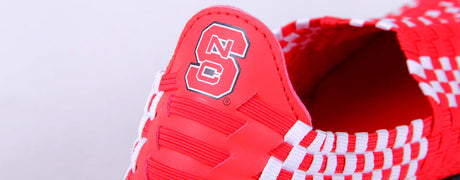 North Carolina State Wolfpack Woven Colors Comfy Slip On Shoes