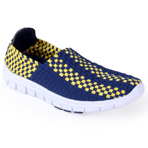 West Virginia Mountaineers Woven Colors Comfy Slip On Shoes