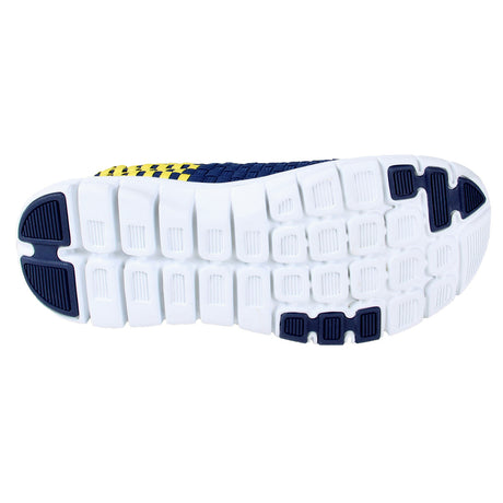 West Virginia Mountaineers Woven Colors Comfy Slip On Shoes
