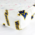 West Virginia Mountaineers Baby Crib Fitted Sheet