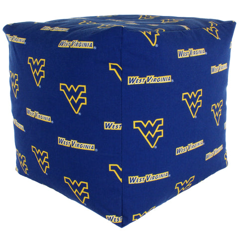 West Virginia Mountaineers Cube Cushion