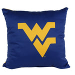 West Virginia Mountaineers 2 Sided Decorative Pillow, 16" x 16", Made in the USA