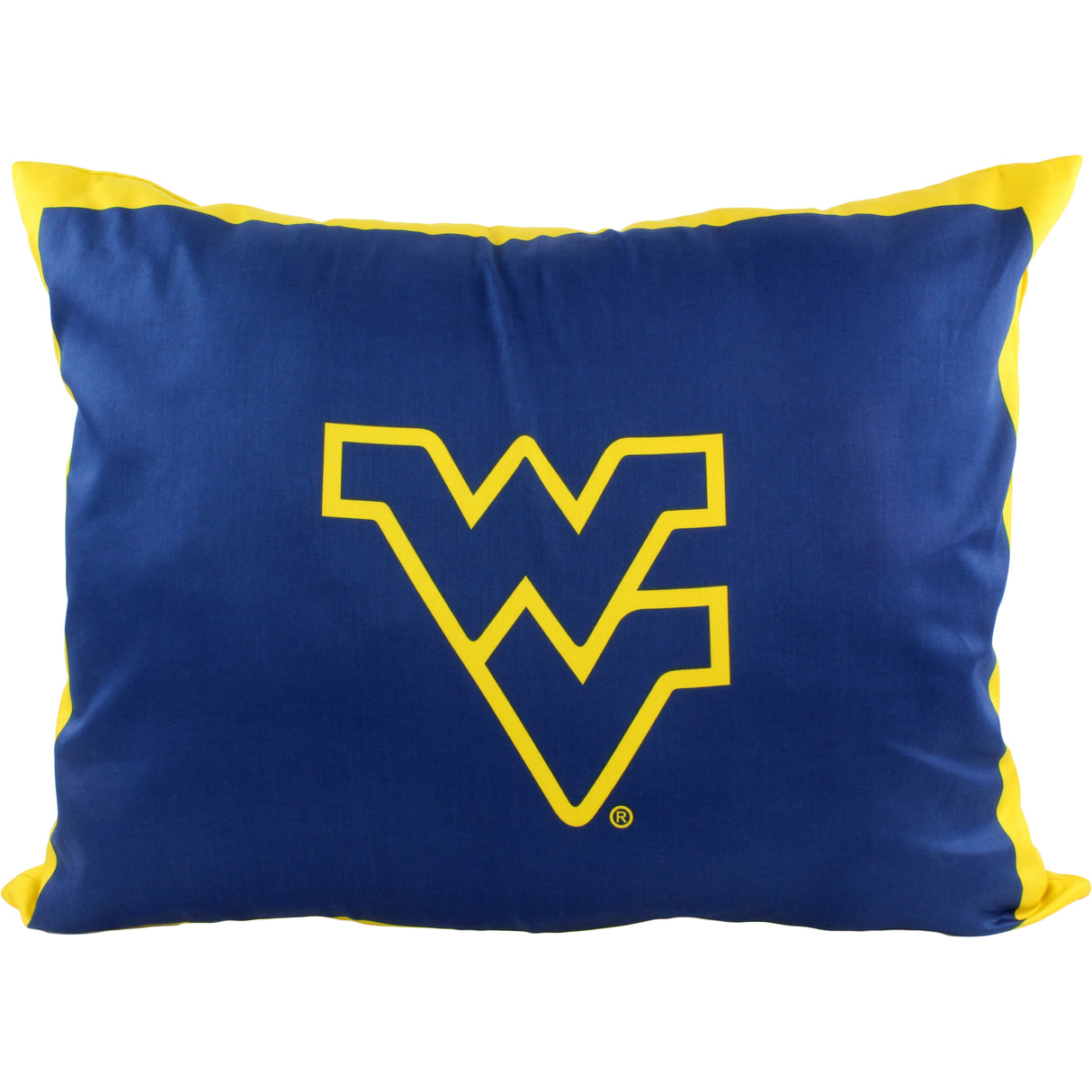 West Virginia Mountaineers Fully Stuffed Big Logo Pillow