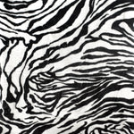 Zebra Print Plush Throw Blanket, Bedspread, 86" x 63"
